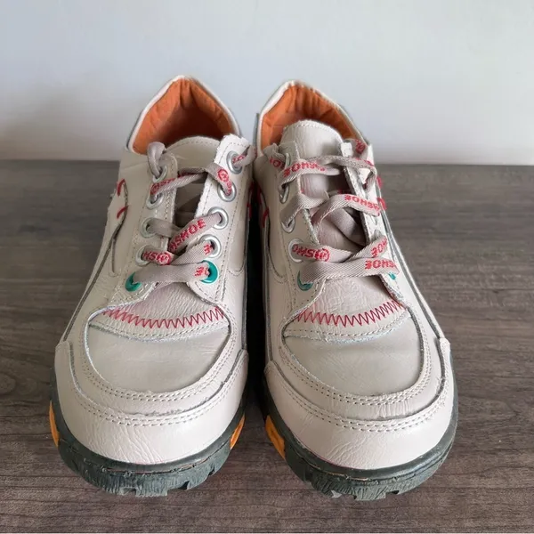 Chshoer Women's Patchwork Leather Shoe Size 9.5 #B1567 Tan - Image 2