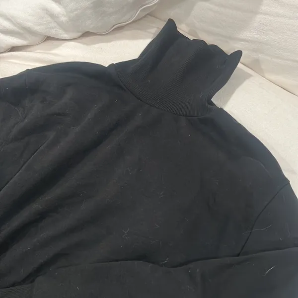 Zara Black Turtle Neck Sweater Size Small‎ - Image 2