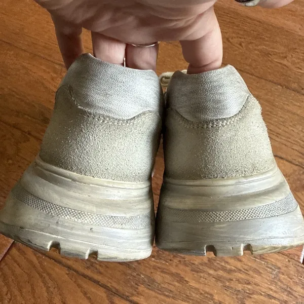 Free People Let’s Wander Washed Shoe Sneaker Womens Size 39 US 8.5 Gray - Image 6
