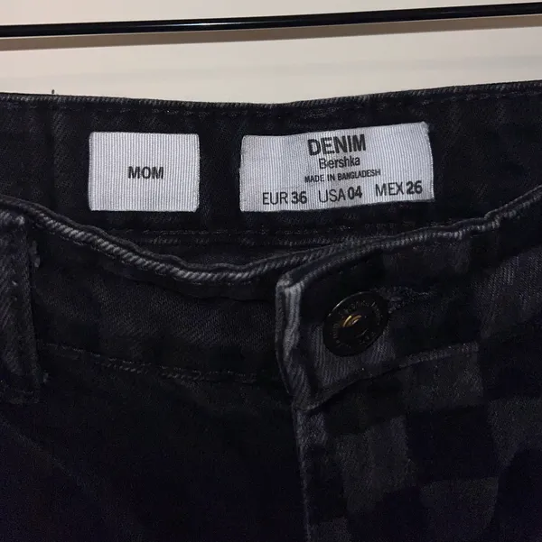 Bershka Mom Jeans Checkered - Image 2