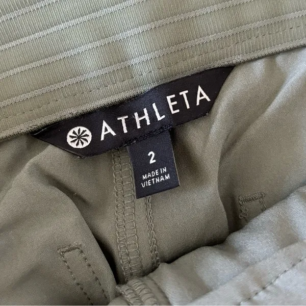 athleta tribeca utility crop laurel olive pants - Image 5