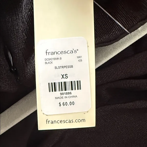 NWT Chic Strapless Black Dress - Image 8