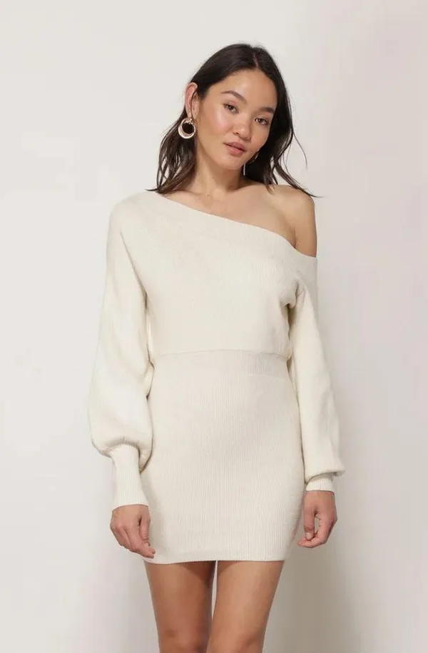 Line & Dot Rebecca Off The Shoulder Dress - Image 2