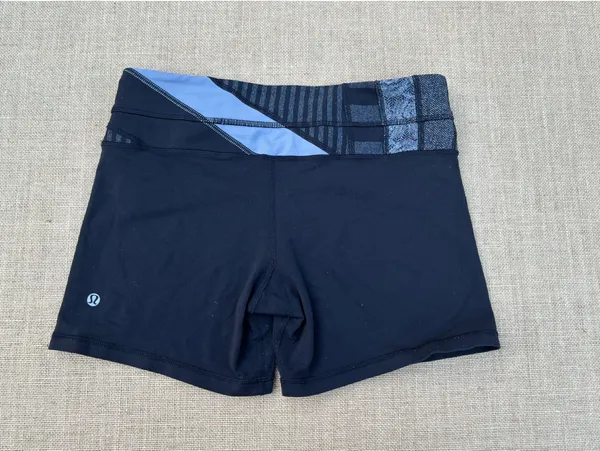 Lululemon Running Shorts Womens Size 8 Black - Image 4