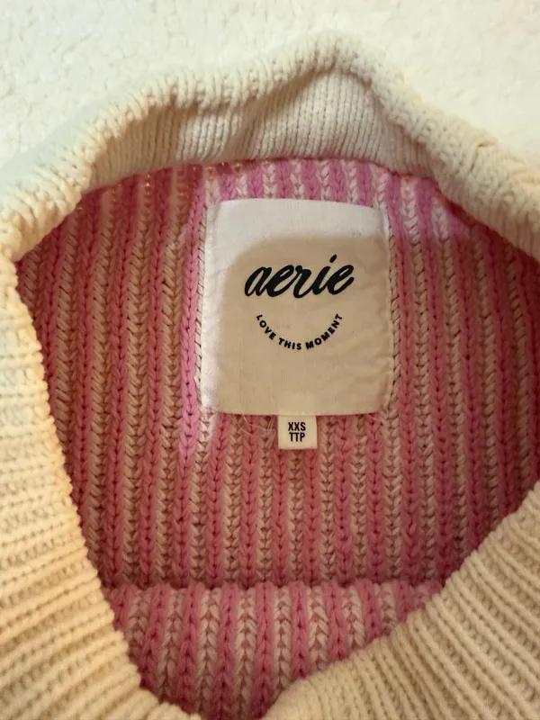 Aerie Ribbed Sweater Oversized - Image 2