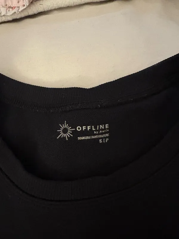 Black Aerie Top OFFLINE by cropped - Image 2