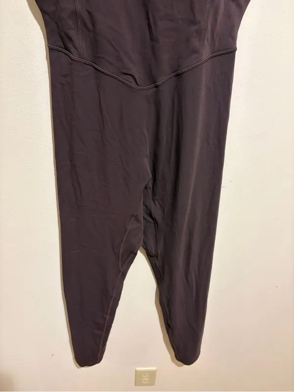 Vitality Cloud Jumpsuit Sleeveless Tank Athletic Active Brown Size Large - Image 4