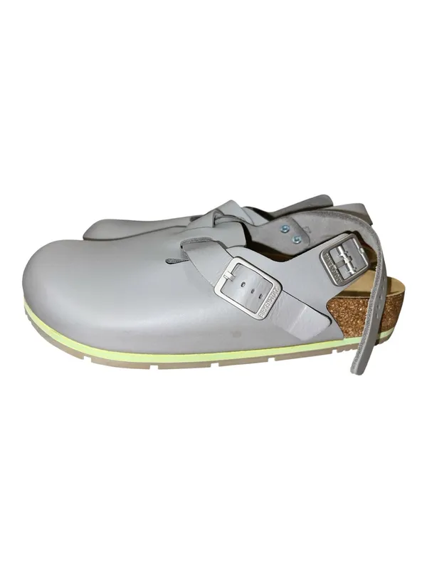 Birkenstock Tokio Pro Gunmetal Leather Clogs EU 38 Regular Fit NIB - Image 5