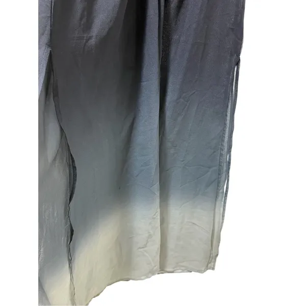 Raviya Black Ombre Maxi Swim Coverup Dress Strapless L 12 14 - Image 7