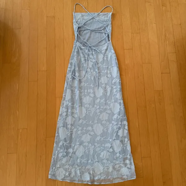 Princess Polly celena blue burnout floral maxi dress - Image 3