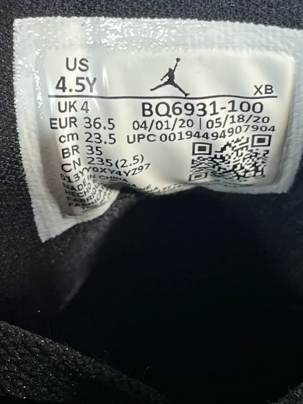 Nike Jordan Air Jordan 1 Mid Chile Red White Black GS Youth Size 4.5Y /Women size 6 BQ6931-100 - Image 8