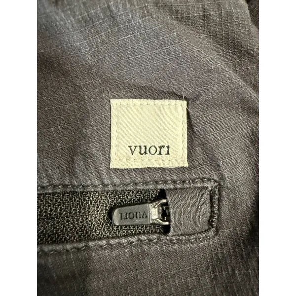 Vuori Women‎ Ripstop Pants Charcoal Grey Organic Cotton Stretch VW401 Small - Image 3