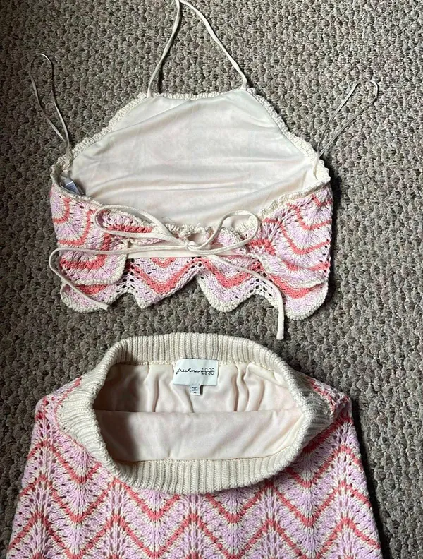 Knit Skirt Set Multiple Size XS - Image 3