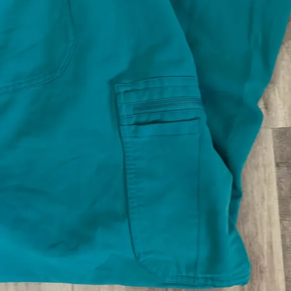 FIGS Yola™ High Waisted Scrub Pants Pacific Blue - Image 7