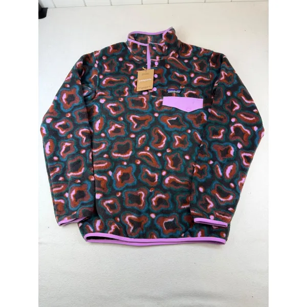 Patagonia Women's Synchilla Snap-T Fleece Pullover Soft Spirea Size XL NWT - Image 2