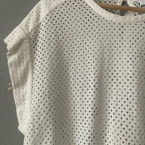 IRO Glen Broderie Anglaise Peplum Top - Image 6