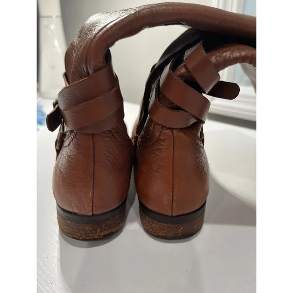 Lauren Ralph Lauren Sonya Cognac Brown‎ Leather Riding Boots Women 6B 802143440 - Image 6