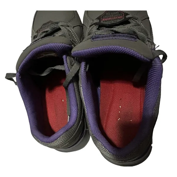 Skechers Women's Work Synergy Sandlot (761) Gray/Purple Size 8‎ 1/2 - Image 7
