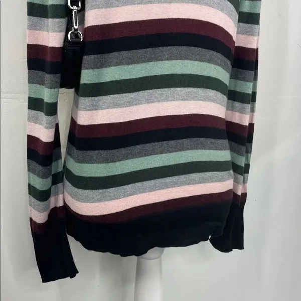Vince Camuto Multicolor Striped Pullover Sweater size Large - Image 12