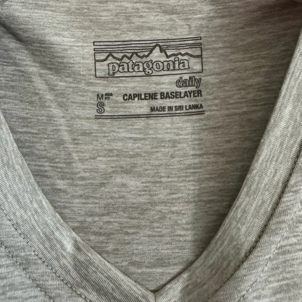 Patagonia Gray Capilene Baselayer Tee - Image 3