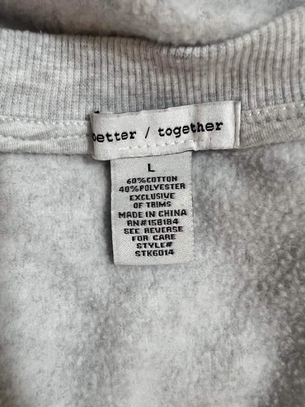 Better Together Heather Grey Lounge Set Women’s Size Large Athleisure Comfort - Image 7