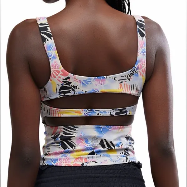 NWT Free People Size Medium Movement Never Better Long Tank - Image 2