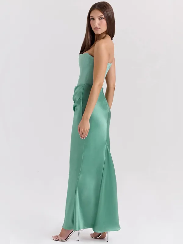 House of CB ‘Persephone’ Jade Strapless Maxi Dress NWOT size M D-DD - Image 8