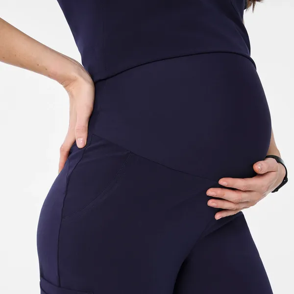 Women's Navy Kade - Maternity Straight-Leg Scrub Pant™ - Image 5