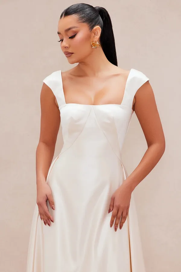 FashioNova Satin Midi Dress - Image 4