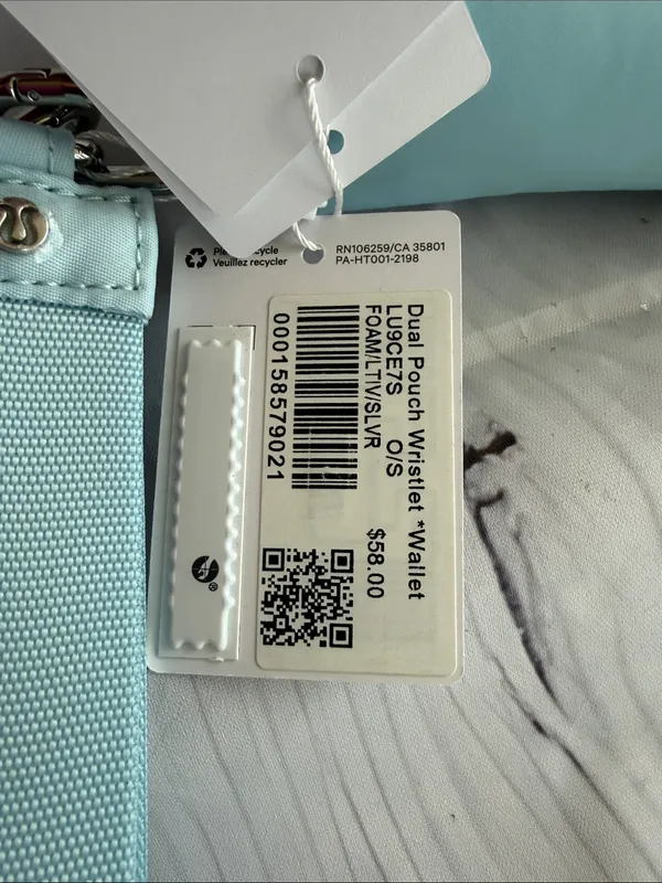 lululemon athletica Dual Pouch Wristlet Wallet in Foam - Image 10