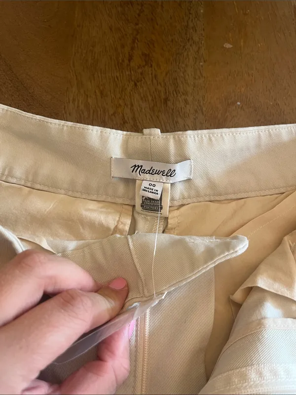 Madewell Straight-Leg Pants in Off-White - Image 3