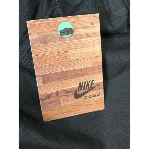 Vintage Nike Track Pants Black Blue Swoosh Y2K Windbreaker Athletic XL New - Image 8