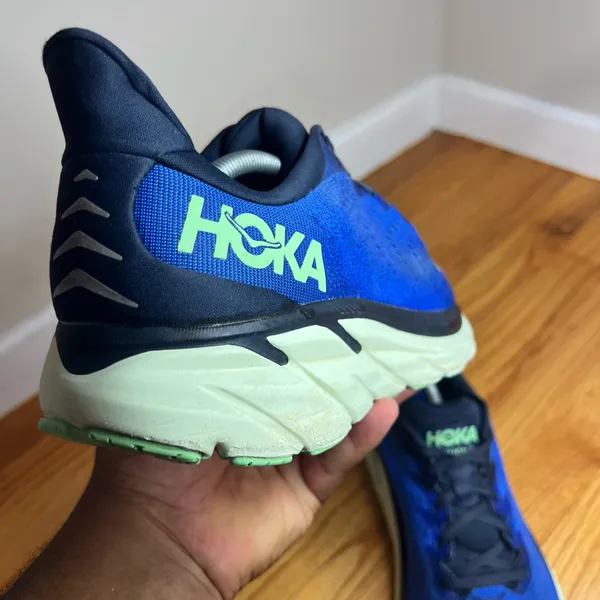 Hoka One One Clifton 8 Blue/Navy 1119393 DBOS Size 12M D NO BOX - Image 13