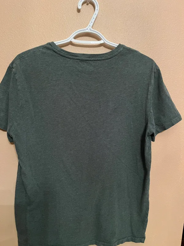 Ralph Lauren Polo Shirt Green Embroidered Logo Crew Neck Short Sleeve - Image 4
