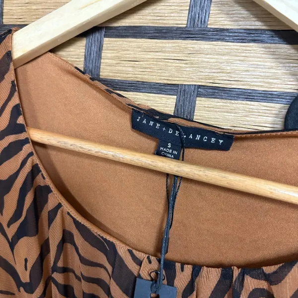 Jane + Delancey Brown And Black‎ Mesh Skirt Set Size Small - Image 7