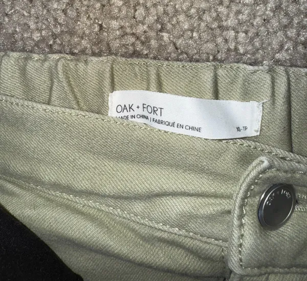 OAK+FORT Green Wide Leg Pants - Image 4