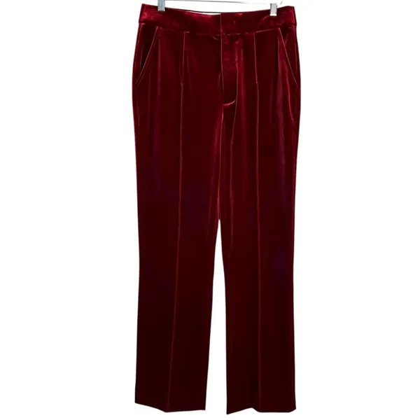 Favorite Daughter The Amore Pant Women’s Red Velvet Maroon Size 4 NWOT - Image 4