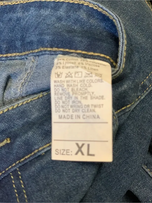 Unknown Brand Classic Wide-Leg High-Rise Jeans - Blue Size-X-large Skater Wide - Image 2