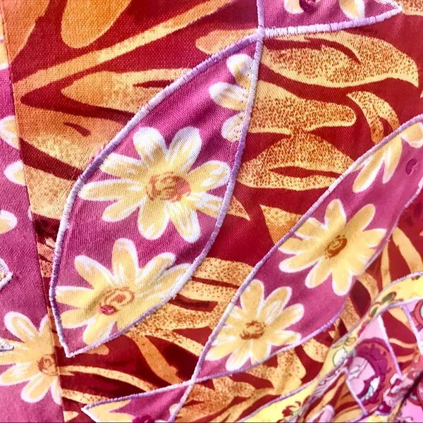 Sandy Starkman Boho Floral Jacket Pink Size L - Image 11