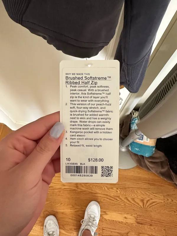 Lululemon Brushed Softstreme Ribbed Half-Zip - Image 8