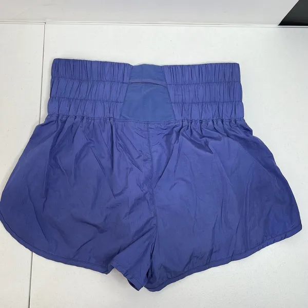 Free People Size L FP Movement The Way Home Shorts High Waist Lined Purple Logo‎ - Image 7