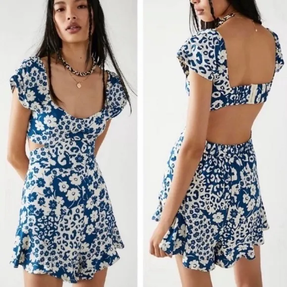 Free People Vallis Floral Romper - Image 2