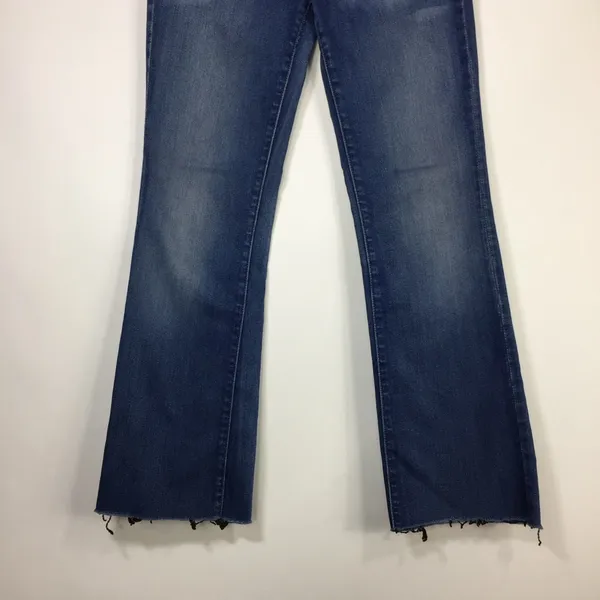 7 for all Mankind Bootcut Raw Hem Jeans Size 26 - Image 3