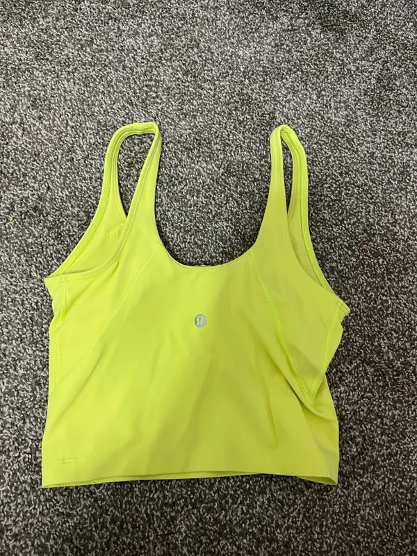 Neon Yellow Lululemon Align Tank - Image 2