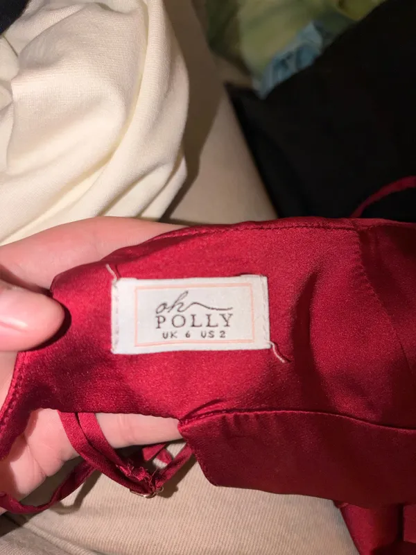 Oh Polly Mini Dress Bodycon Red - Image 3