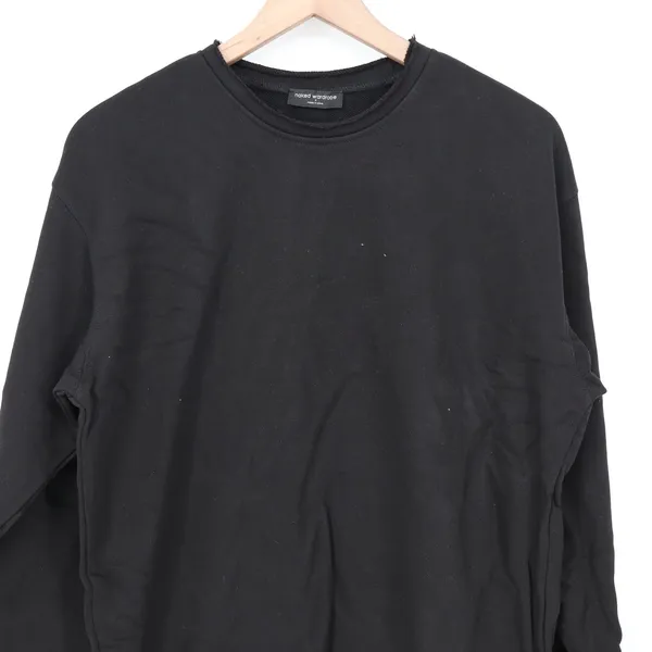 Naked Wardrobe Black Sweatshirt and Sweatpants Lounge Set Medium - Image 5