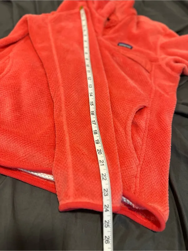 Patagonia Re-Tool Snap-T Sz:XL Pullover coral Polartec fleece chest pocket Soft. - Image 5