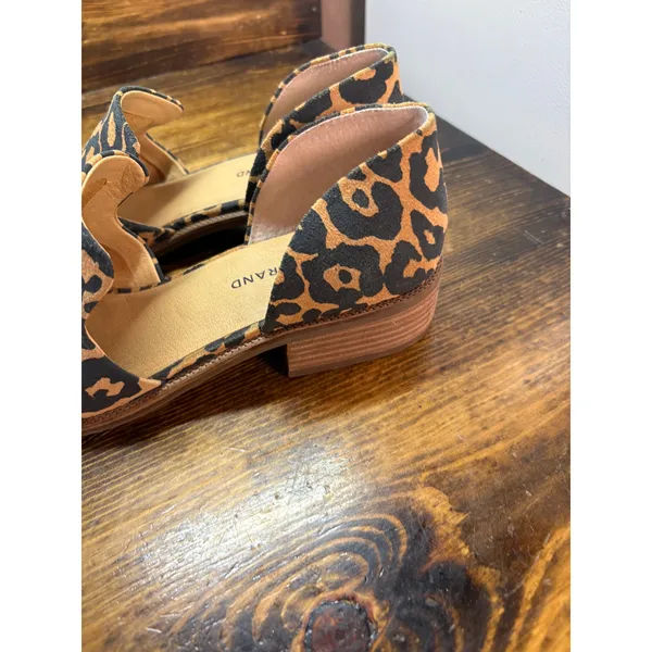 Lucky Brand Leopard Print‎ Side Cutout Ankle Boots Size 10 - Image 7