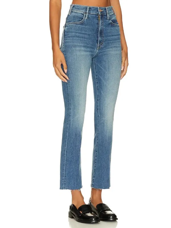 NWT Mother Hustler Ankle Fray in Healing Jar High Rise Boot Crop Stretch Jean 29 - Image 2