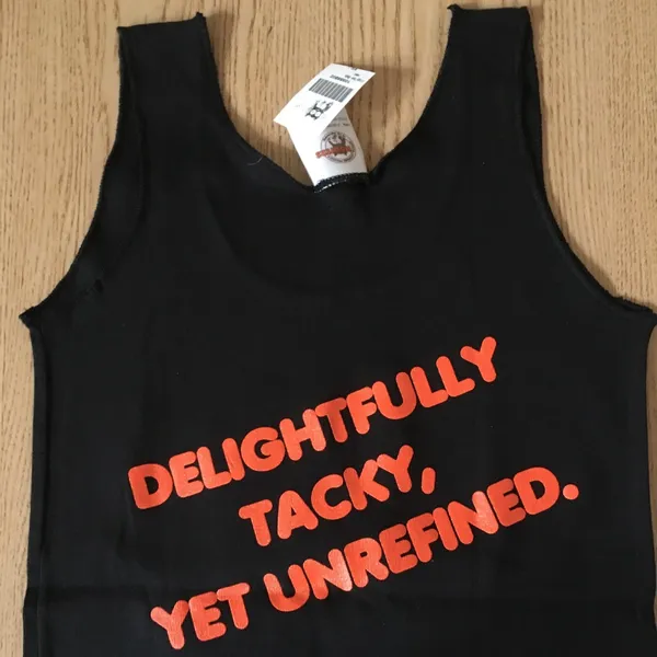 Bin35#4 New Hooters Girl Uniform Tank Top From Clearwater FL Cracking Black XS - Image 7